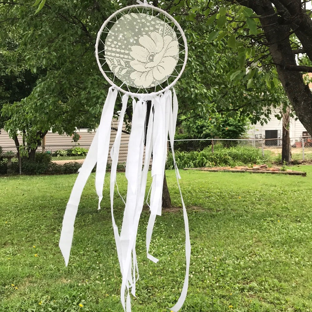White dream catcher